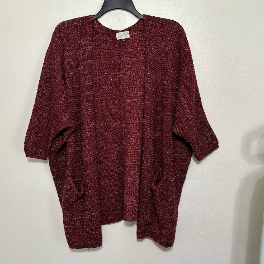 Universal Thread Burgundy Cardigan Pockets Medium